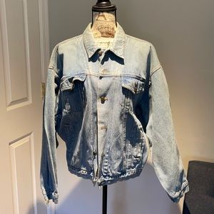 Denim cowboy boots jacket